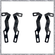 (TFAW) 8x LED Light Pod Metal Hood Mount Bracket Kit Ditch Hood Light Brackets for 2016-2020