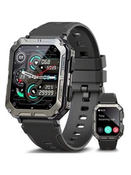 C20pro智能手錶1.83英寸屏幕,具有打電話和運動模式,380毫安電池容量,ip68防水
