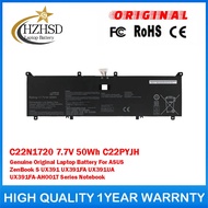 C22N1720 7.7V 50Wh C22PYJH Genuine Original Laptop Battery For ASUS ZenBook S UX391 UX391U UX391UA U