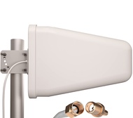 Yagi Directional Antenna 3G/4G/LTE 9dBi 806MHz-960MHz and 1.7-2.5GHz 2FT Cable w/ 2FT SMA Male Cable