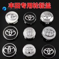 flightcar 1pcs Car Wheel Center Hub Caps Cover Auto Emblem Badge Wheel Rim Cap Trim Care Accessories For Toyota Crown Avanz Hilux Passo Wish RAV4