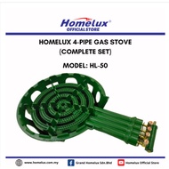 HOMELUX CAST IRON GAS STOVE/DAPUR GAS HL-50/DAPUR GAS HOMELUX 4PIPE/DAPUR HIJAU/DAPUR KENDURI