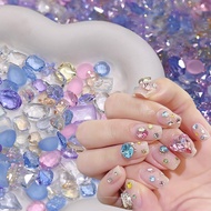 Mixed Candy Summer Nail Rhinestones Crystal Stones Metal Beads Pearl Butterfly Nail Art Charms Heart