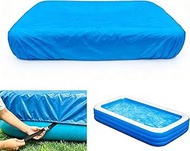 10ft Rectangular Pool Cover 120 in x 72 in Rectangle Inflatable Swimming Pool Cover Dustproof 10 x 6