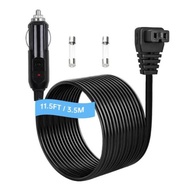 12V/24V Car Refrigerator Power Cord 2/4m, Cigarette Lighter Plug for Alpicool, Bodega, Euhomy, Bouge