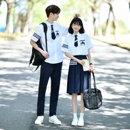2024 School Uniform Suit Preppy Style Class Uniform Summer Junior High School High School Student Br