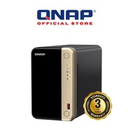 QNAP TS-264-8G 2-bay NAS with Intel Celeron, 8GB RAM & 2 x M.2 Slot. 3-year SG warranty