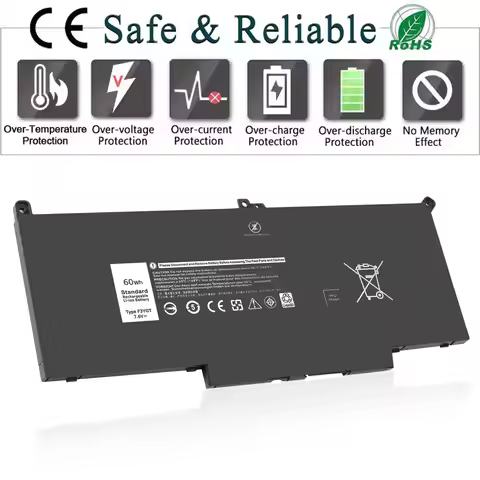 7480 F3YGT 2X39G Laptop Battery for Dell Latitude 12 7000 7280 7290 13 7000 7380 7390 14 7000 7480 7