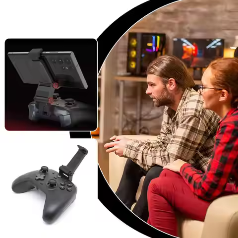 Mobile Phone Clip Holder For GameSir Cyclone 2 Pro T4 Pro Controller Adjustable Anti-Slip Bracket St