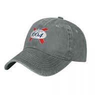 Kronenbourg logo Adult Washed Cowboy Hat 100% Cotton Curved Brim Sun Hat Simple Casual All-Match Neu