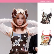 M/Lsize | 1JINN STUDIO Animal Polka Dot Sleeveless Tee baby monster Style