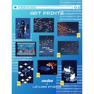 pixel art prints by pixelboi