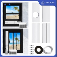 DBM.HOME-Portable AC Window Kit with Coupler, Adjustable AC Vent Kit Universal Window Seal Kit for Air Conditioner