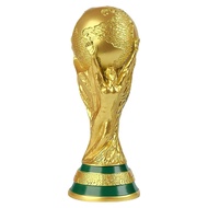 2022 Soccer Ball 2022 Qatar Trophy Full Gold Plated Resin Cup Model Souvenir