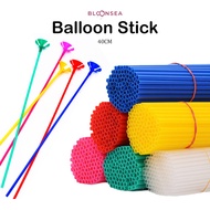 40cm Balloon Stick Set Rod Cup Stand Base Tree Balloons Bobo Pole Big Rods Holder Latex Transparent 