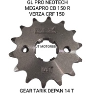 FRONT PULL GEAR GEAR GL PRO NEOTECH MEGAPRO VERZA CRF 150 CB150R 14T 14 T
