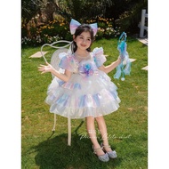 2026 New Style Girls Dress Dress 2026 Children Lolita Princess Dress Girl Birthday Dress Mermaid Dre