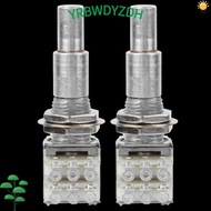 CRBWDK 2PCS Bass Guitar Potentiometer, Multicolor Metal Concentric Potentiometer, Professional Mini 