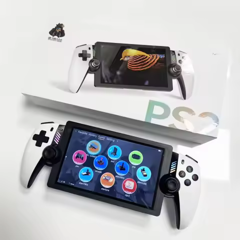 M28 handheld game console 7.1 Inch IPS Screen supports large-scale PS2 games, 3D dual joystick God o