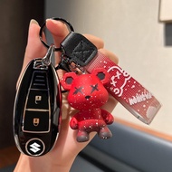 เคสสำหรับ suzuki กุญแจ sx4 ertiga grand vitara swift lgnis kizashi เคสกุญแจแฟชั่นเคสกุญแจน่ารักเคสใ