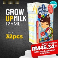 CARTON | 32pcs Grow Up Milk UHT 125ML (Minuman Susu) by Farm Fresh Milk for kids