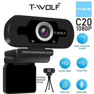 T-WOLF WC20 WC30 1080P / WC15 1080P / WC10 480P  Full HD Webcam USB Web Camera LOGITECH C270 C310 C5