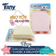 [HCM]KHĂN XÔ 2 MẶT FANY - VỈ 8 KHĂN