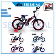 16" Children bicycle for Age 3 - 8 Kids with Side Wheels