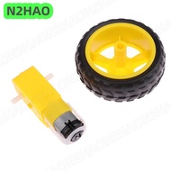 เป็นเจ้านายตัวเอง มอเตอร์เกียร์ TT พร้อมล้อยาง3-12V DC มอเตอร์เกียร์แบบเพลาคู่สำหรับ Arduino Motor ร