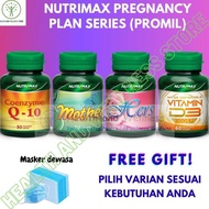 Terlariss !!! NUTRIMAX PREGNANCY PLAN PROMIL SERIES COENZYME Q10 COQ10 MOTHER HERS VITAMIN D3 1000 I