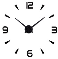 New Wall Clock Modern Design Clocks Quartz Watch Needle Acrylic Mirror Diy Sticker 3d Stickers Livin