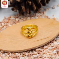 แหวนทอง ทองคำแท้ 96.5% ลายแฟนซีโบว์ / หัวใจ (ครึ่งสลึง) ระบุขนาดได้