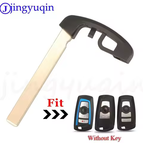 jingyuqin 10pcs Replacement Smart Emergency Insert Key Blade For BMW 1 3 5 Series F10 F20 F30 F40