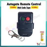 Autogate door remote control SMC5326 330Mhz 433Mhz auto gate controller (Battery Included)