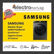 SAMSUNG WD90T754DBX/SP QuickDrive™ Washer Dryer 9Kg 4 Ticks
