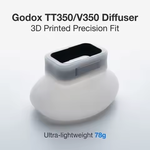 Silicone Flash Diffuser Soft Cover Portable Light Softener for Godox TT350 V350 Speedlite Soften Lig