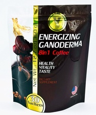 VM Energizing Mushroom Coffee-Reishi with Ginseng & Carbo Mix-Instant coffee.Natural Ganoderma With 