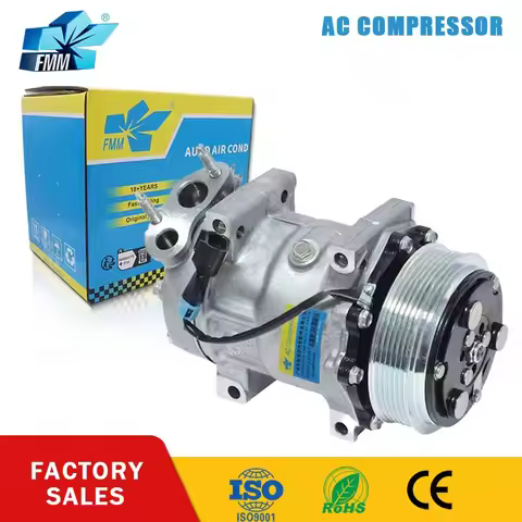 FMM SD7H15 12V A/C AC Compressor for Navistar 4585U1 4585 3863068-C1 3863068C1 3863068C4 1101206 545