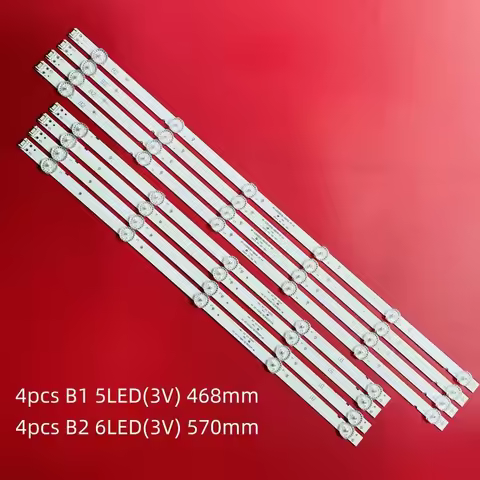 New 8pcs LED 55UJ620V ZA 55UJ6200 UA 55UJ620 55LJ620V 55UJ620Y TA PTV55U21 55U5A LC550EGJ SK A4 RF A