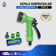 SEMPROTAN AIR KEPALA SELANG AIR JET SPRAY MURAH WATERGUN 7 PERALATAN PERKEBUNAN CUCI MOTOR MOBIL COD