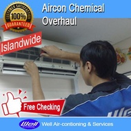 [Well Aircon] Aircon Service Chemical Overhaul for 1 unit