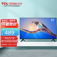 TCL 乐华 32L56 32英寸 液晶平板电视机 全面屏 高清蓝光  接口丰富