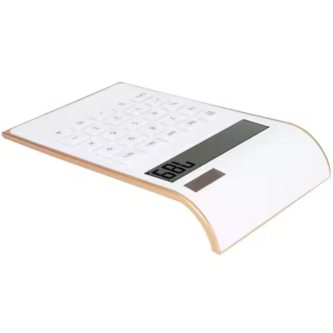 Easy To Use Plastic Calculator Black/Red/Blue/White 114x190x37mm Solar Calculator Office Calculator 