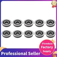 10Pcs F695- Bearing 5X13X4mm Flanged Miniature Deep Groove Ball Bearings F695RS for   2/3 3D Printer