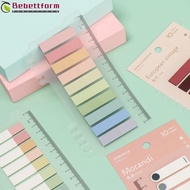 BEBETTFORM Memo Pad Office Supplies Tab Strip Novelty Label DIY Fashion Loose-leaf