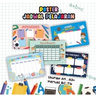 Lesson Schedule Poster School Schedule/ School Timetable/ BC ASTER/ /