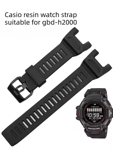 Resin Watch Strap Is Suitable for Casio GBD-H2000 Series Sports Mountaineering Waterproof Watch Stra