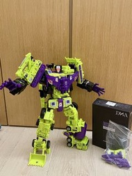 TRANSFORMERS 變形金剛 UNITE WARRIORS UW-04 Devastator 大力神 WITH DK-01 DNA UPGRADE KIT