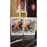 Banpresto Naruto 72 series "A Moment in Ichiraku" figures featuring Naruto Uzumaki and Iruka Umino.