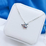 S925 Genuine Silver Pikachu Pendant Necklace Set 925純銀皮卡丘項鏈組 Set Rantai Leher+Loket Pikachu P-535